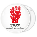 Κονκάρδα Rage Against the Machine λευκή