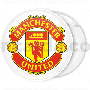 Κονκάρδα Manchester United λευκή