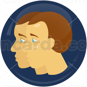 Κονκάρδα Ζώδια Δίδυμοι blue collection