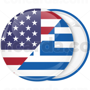 Κονκάρδα σημαία Ελλάδα Αμερική