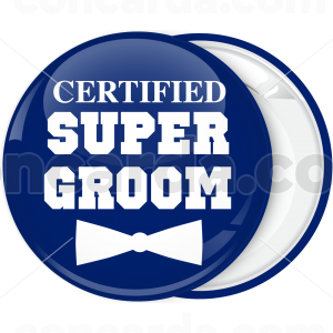 Κονκάρδα Certified super groom μπλέ