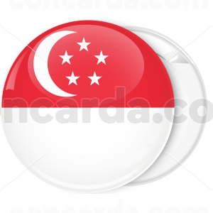 Κονκάρδα σημαία Σιγκαπούρης