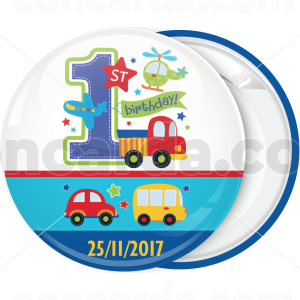 Κονκάρδα 1st Birthday cars