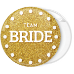 Kονκάρδα Team Bride dots χρυσή καρδιά