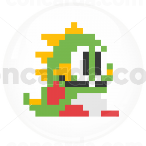 Κονκάρδα supermario bubble bobble λευκή