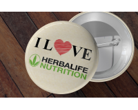 Διαφημιστικές κονκάρδες I Love Herbalife