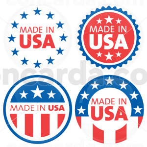 Σετ κονκάρδες Made in USA