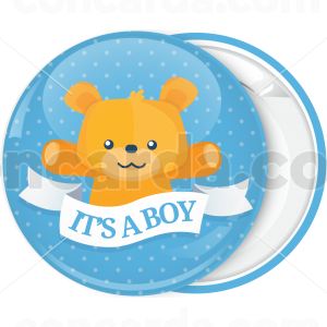 Κονκάρδα Teddy bear it is a boy