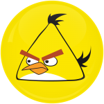 Κονκάρδα yellow angry bird