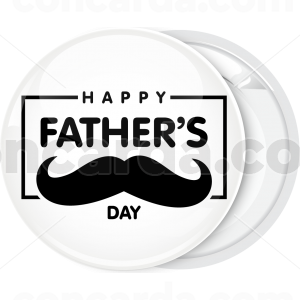 Κονκάρδα Happy Fathers Day moustache