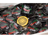 Διαφημιστικές κονκάρδες Βίκος Cola με στέβια