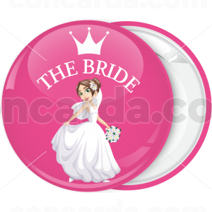 Ροζ κονκάρδα γάμου The Bride crown 