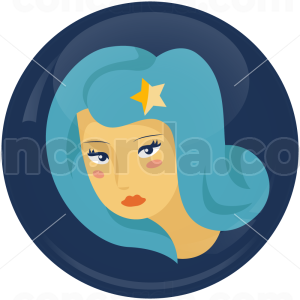 Κονκάρδα Ζώδια Παρθένος blue collection