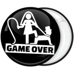 Κονκάρδα για bachelor Game Over μαύρη  BACK