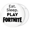 Κονκάρδα Fortnite eat sleep play λευκή