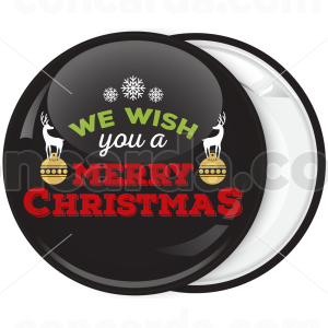 Κονκάρδα We wish you Merry Christmas ταρανδάκια