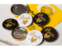 Κονκάρδες  bachelorette gold glitter