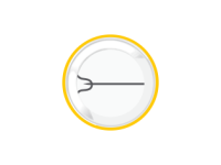 Classic badges button 25mm