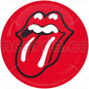 Κονκάρδα Rolling Stones mouth red