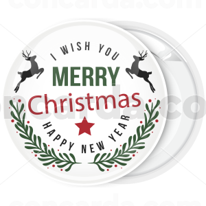 Κονκάρδα Merry Christmas crown