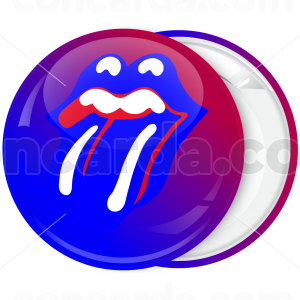 Κονκάρδα Rolling Stones rock blue