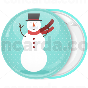 Κονκάρδα Χριστουγέννων Χιονάνθρωπος mustache