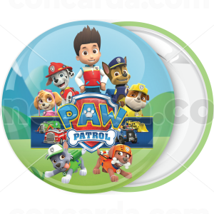 Κονκάρδα παιδικού πάρτυ Paw Patrols team