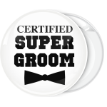Κονκάρδα Certified super groom  λευκή