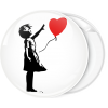 Κονκάρδα Banksy Love Balloon girl