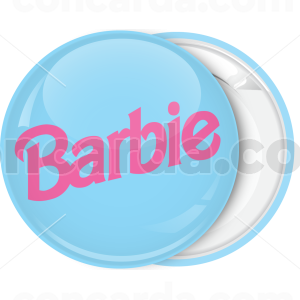 Κονκάρδα Barbie logo γαλάζιο