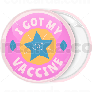 Κονκάρδα I got my vaccine star