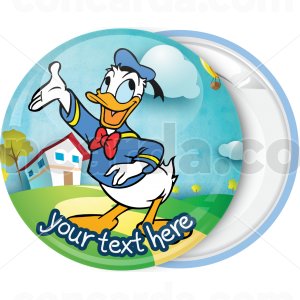 Κονκάρδα βάπτισης Happy Donald Duck 