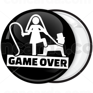 Κονκάρδα για bachelor Game Over μαύρη  BACK