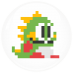 Κονκάρδα supermario bubble bobble λευκή