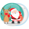 Χριστουγεννιάτικη κονκάρδα Santa with Reindeer