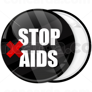 Κονκάρδα stop Aids μαύρη