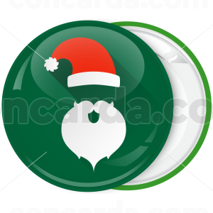 Πράσινη Κονκάρδα Χριστουγέννων Santa hat back