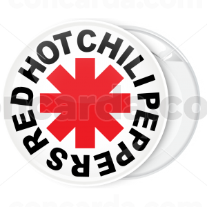 Κονκάρδα Red Hot Chili Peppers λευκή