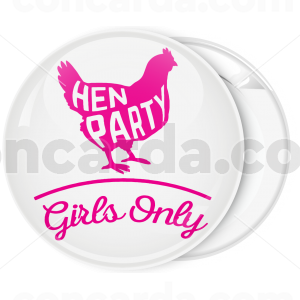 Kονκάρδα Hen party girls only λευκή