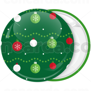 Κονκάρδα Χριστουγεννιάτικη μπάλα στολίδια