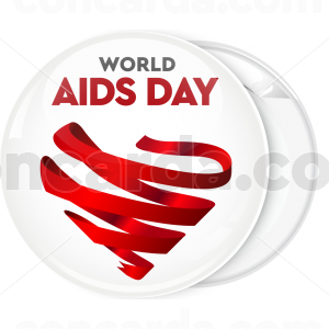Κονκάρδα World Aids Day καρδια