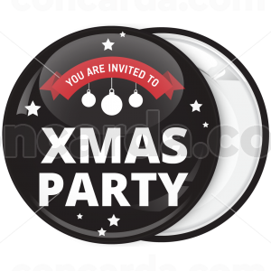 Κονκάρδα Χριστουγέννων You are Invited to Xmas Party