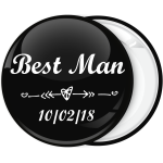Κονκάρδα Best Man καρδιά