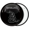 Metallica music heavy metal band badge black album