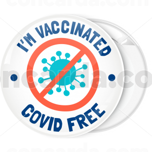 Κονκάρδα I am vaccinated covid free