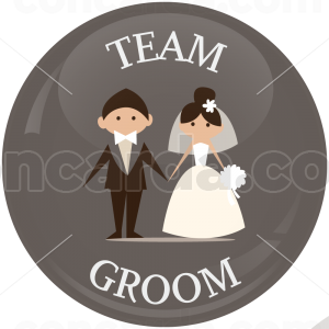 Κονκάρδα γάμου Team Groom