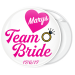 Kονκάρδα bachelorette Team Bride Ring ροζ γράμματα