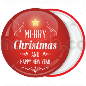 Κονκάρδα Merry Christmas star