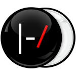 Kονκάρδα Twenty One Pilots logo μαύρη