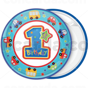 Κονκάρδα 1st Birthday round cars